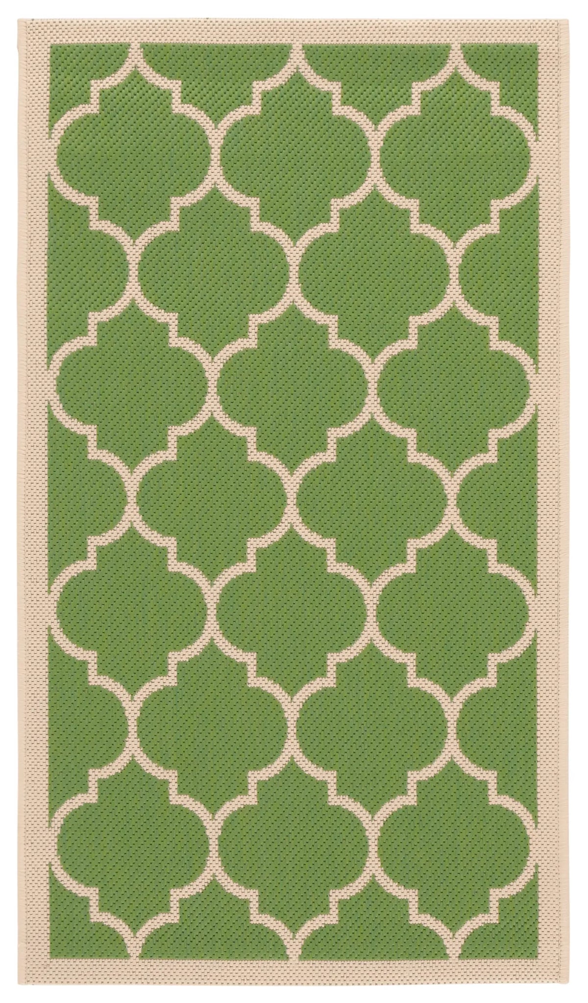 Safavieh Courtyard 2'-0" x 3'-7" Rug in Green / Beige