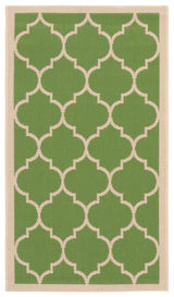 Safavieh Courtyard 2'-0" x 3'-7" Rug in Green / Beige