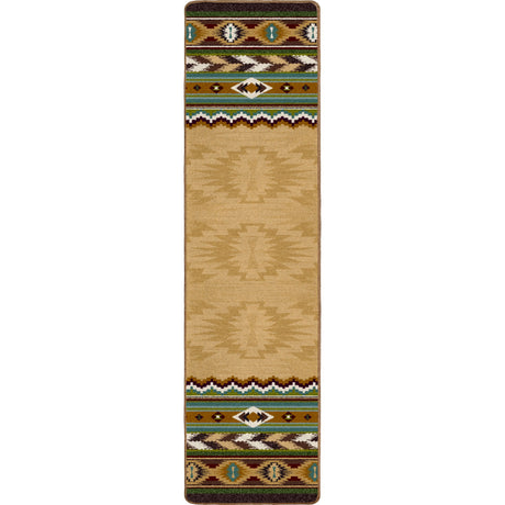 American Dakota Cinnabar Tan Rug