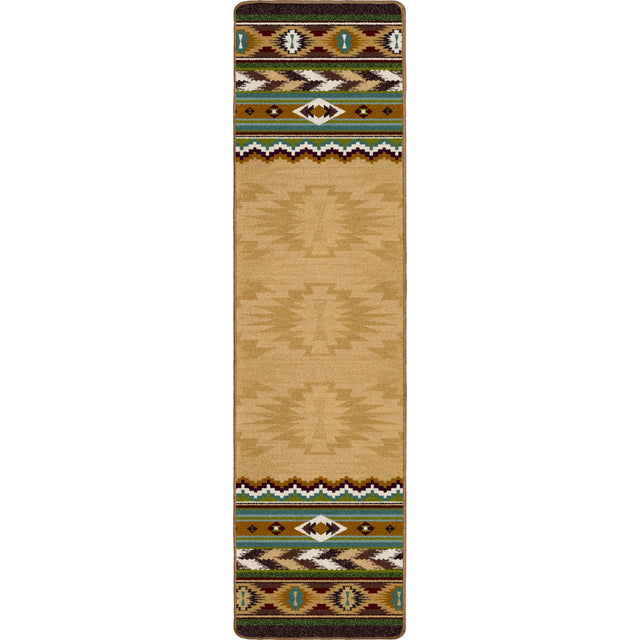 American Dakota Cinnabar Tan Rug