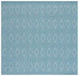 Safavieh Courtyard 6'-7" x 6'-7" Rug in Aqua / Aqua