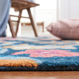 Safavieh Jardin 4'-0" x 6'-0" Rug in Blue / Pink