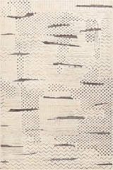Chandra Keeley KEE-57001 Ivory rug, flat view