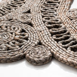 Safavieh Natural Fiber 5'-0" x 5'-0" Rug in Grey