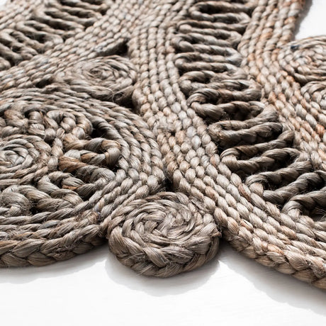 Safavieh Natural Fiber 5'-0" x 5'-0" Rug in Grey