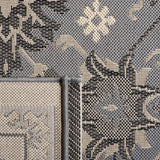 Safavieh Courtyard 5'-3" x 7'-7" Rug in Grey / Cream