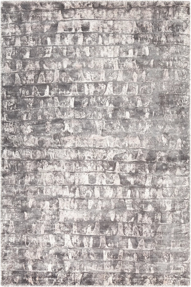 Chandra Dawn DAW-52305 Gray / White rug, flat view