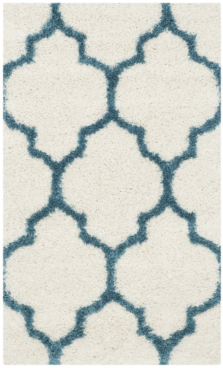 Safavieh Sgk-Shag Kids 3'-0" x 5'-0" Rug in Ivory / Blue