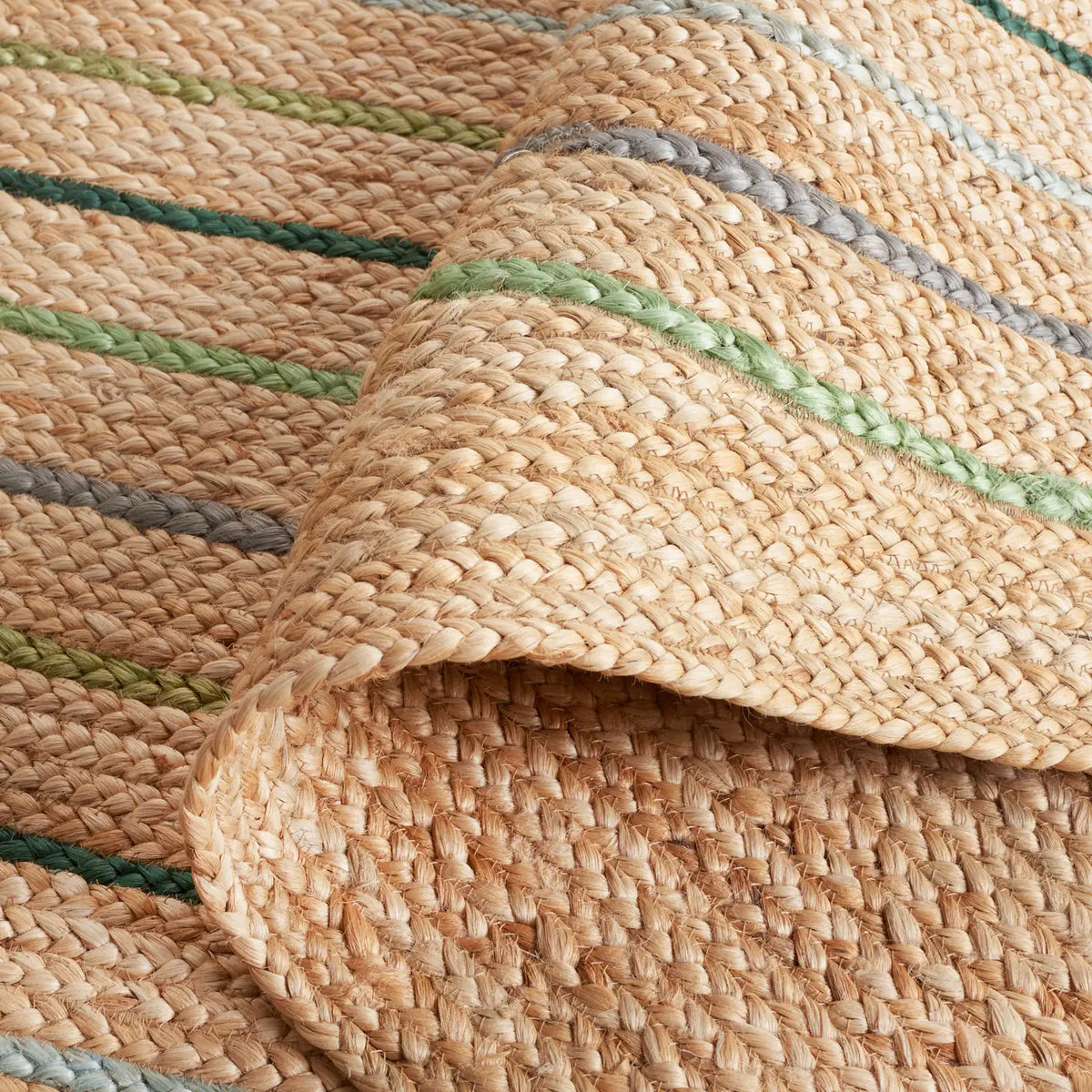 Safavieh Natural Fiber 4'-0" x 6'-0" Rug in Natural / Green