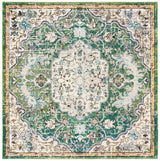 Safavieh Madison 6'-7" x 6'-7" Rug in Green / Turquoise