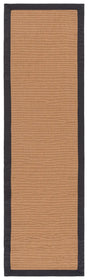 Safavieh Natural Fiber 2'-3" x 8'-0" Rug in Natural / Dark Grey