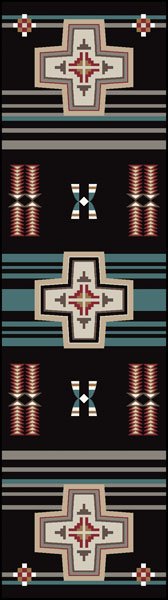 American Dakota Grand River Black Rug