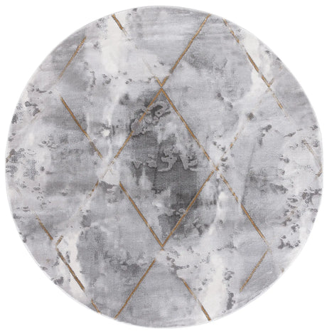 Safavieh Craft 6'-7" x 6'-7" Rug in Grey / Gold