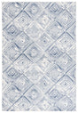 Safavieh Pyramid 4'-5" x 6'-5" Rug in Ivory / Blue