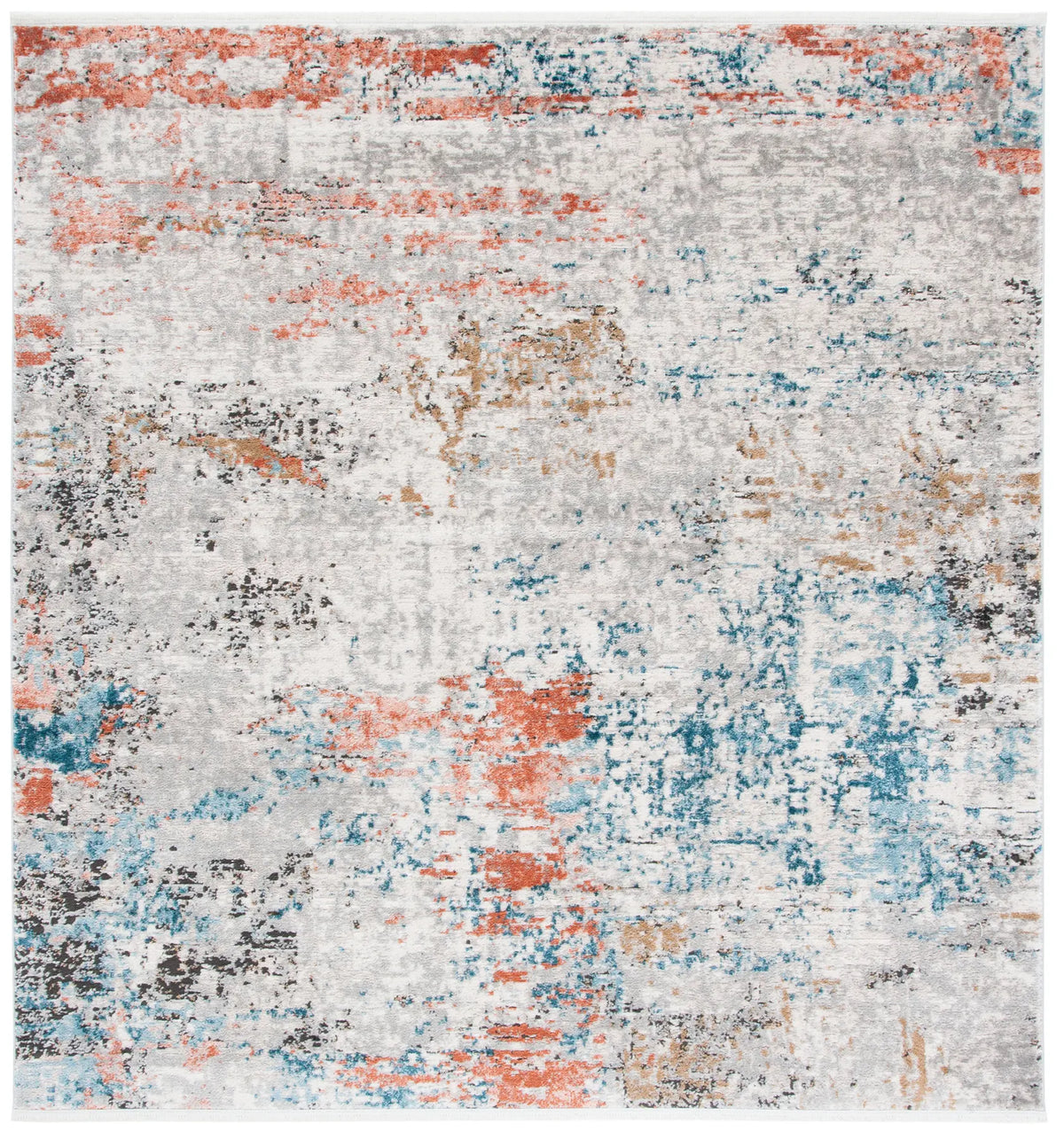 Safavieh Shivan 6'-7" x 6'-7" Rug in Grey / Pink