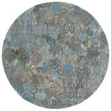 Safavieh Anatolia 6'-0" x 6'-0" Rug in Teal / Green
