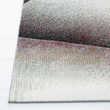 Safavieh Hollywood 4'-0" x 6'-0" Rug in Grey / Red