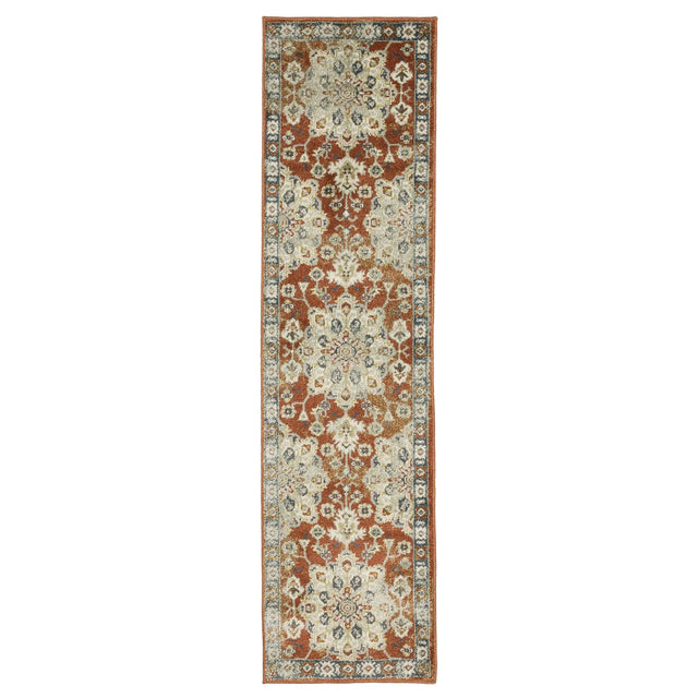 Oriental Weavers Sphinx Branson Br04A Rust/ Beige Rugs - runner