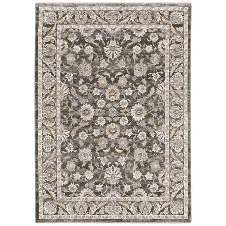 Oriental Weavers Sphinx Maharaja 070N1 Charcoal/Ivory Rugs - main flat