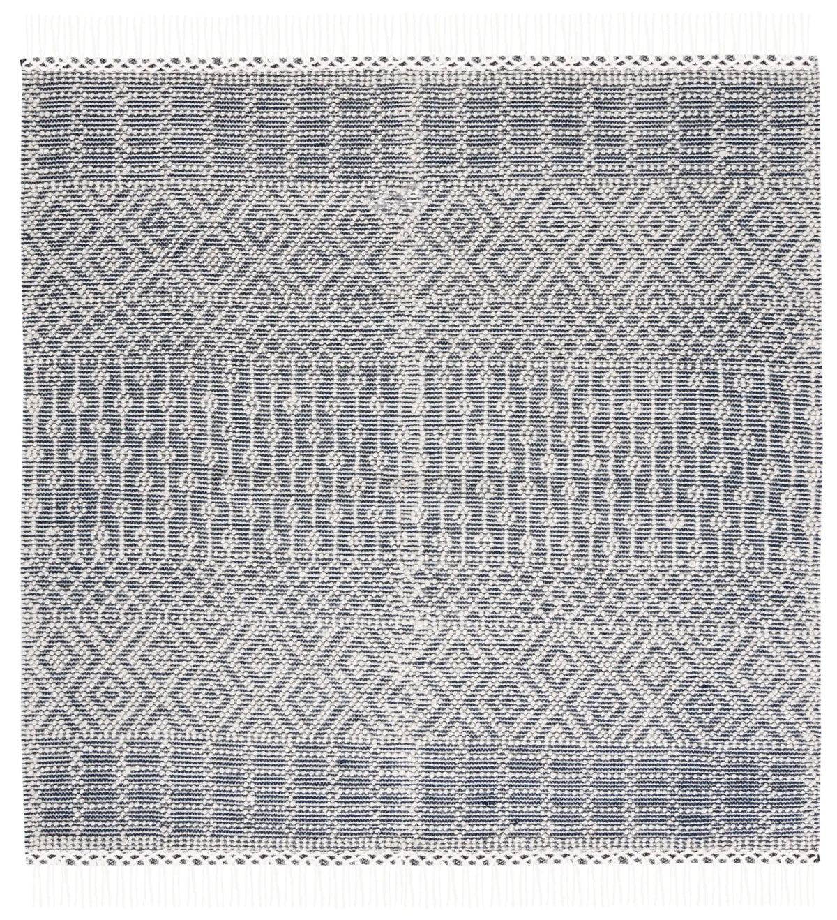 Safavieh Natura 6'-0" x 6'-0" Rug in Ivory / Navy
