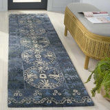Safavieh Anatolia 2'-3" x 8'-0" Rug in Navy / Beige