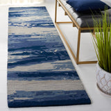 Safavieh Metro 2'-3" x 9'-0" Rug in Blue / Ivory