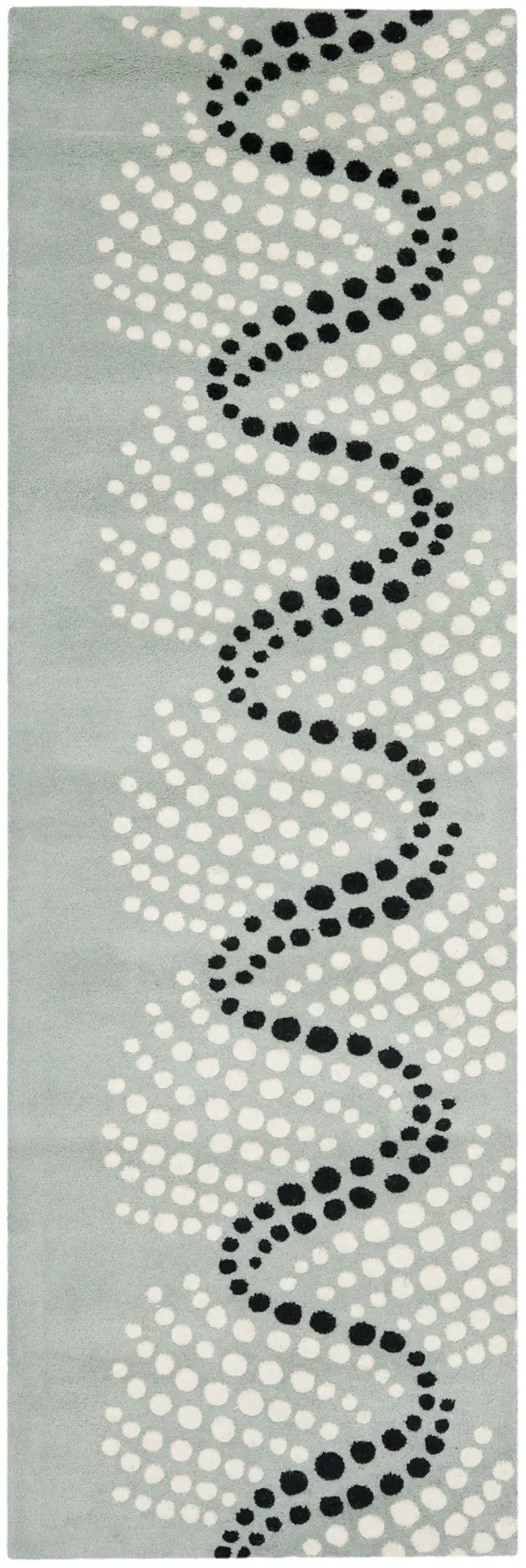 Safavieh Soho 2'-6" x 12'-0" Rug in Grey / Ivory