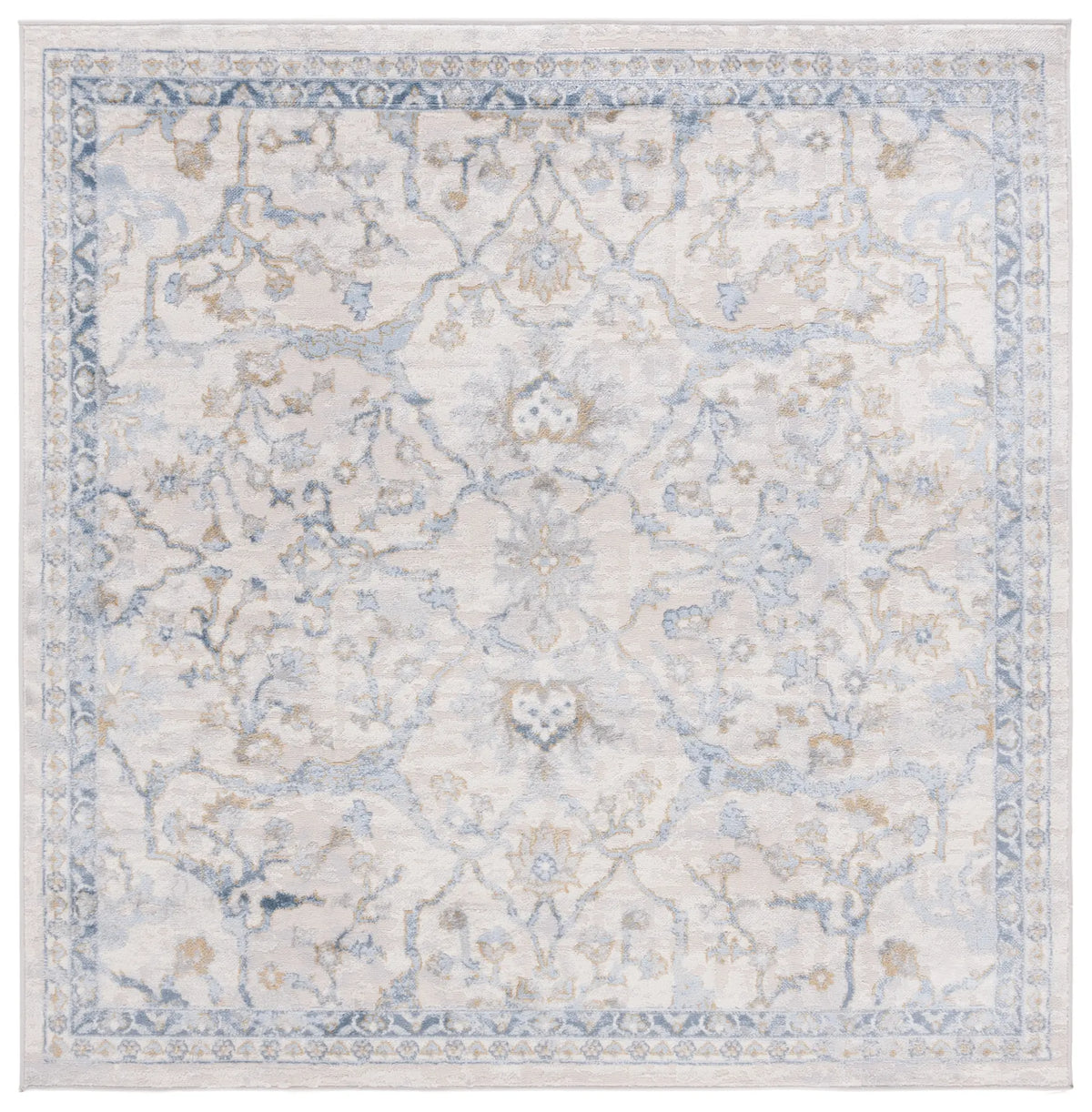Safavieh Palma 6'-7" x 6'-7" Rug in Beige / Light Blue