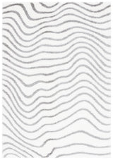 Safavieh Tahoe Shag 4'-0" x 6'-0" Rug in Ivory / Grey