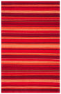 Safavieh Striped Kilim 4'-0" x 6'-0" Rug in Red