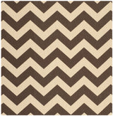Safavieh Courtyard 5'-3" x 5'-3" Rug in Dark Brown