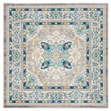 Safavieh Phoenix 100 6'-7" x 6'-7" Rug in Ivory / Grey