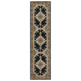 Oriental Weavers Sphinx Andorra 2281E Blue/ Orange Rug - runner