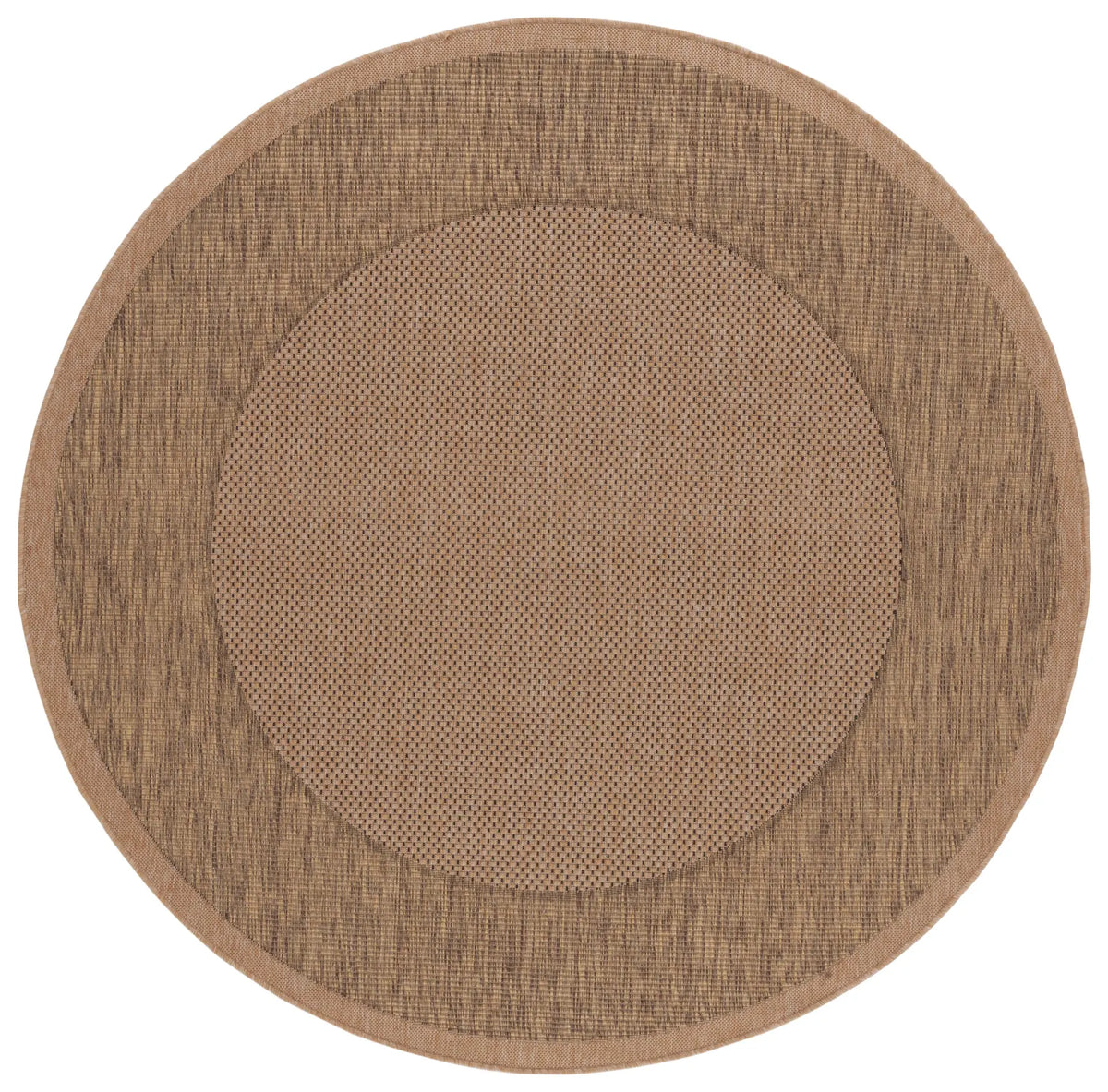 Safavieh Courtyard 6'-7" x 6'-7" Rug in Natural / Gold