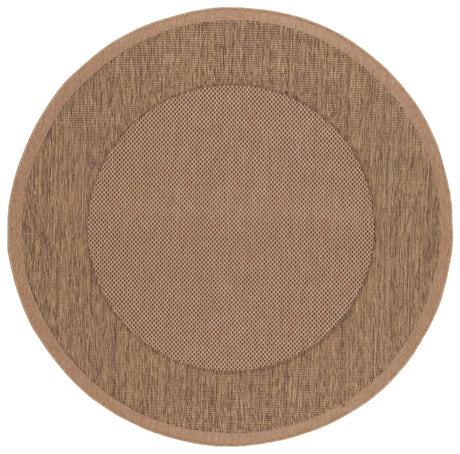 Safavieh Courtyard 6'-7" x 6'-7" Rug in Natural / Gold