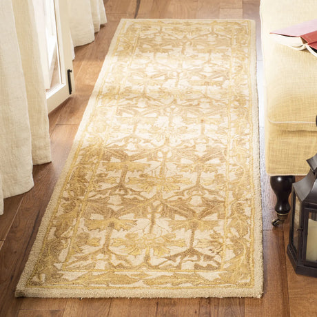 Safavieh Anatolia 2'-3" x 12'-0" Rug in Beige / Gold