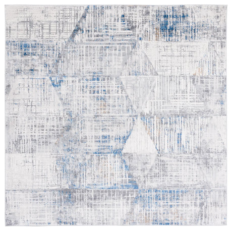 Safavieh Shivan 100 6'-7" x 6'-7" Rug in Ivory / Blue