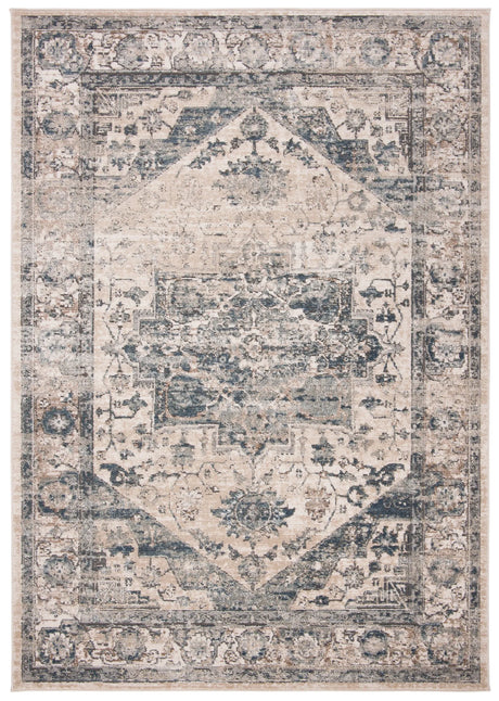 Safavieh Oregon 800 4'-0" x 6'-0" Rug in Ivory / Blue