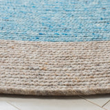 Safavieh Braided 5'-0" x 5'-0" Rug in Blue / Beige