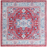 Safavieh Brentwood 6'-7" x 6'-7" Rug in Red / Beige