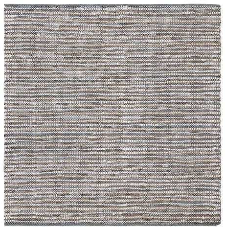 Safavieh Vintage Leather 6'-0" x 6'-0" Rug in Grey / Ivory