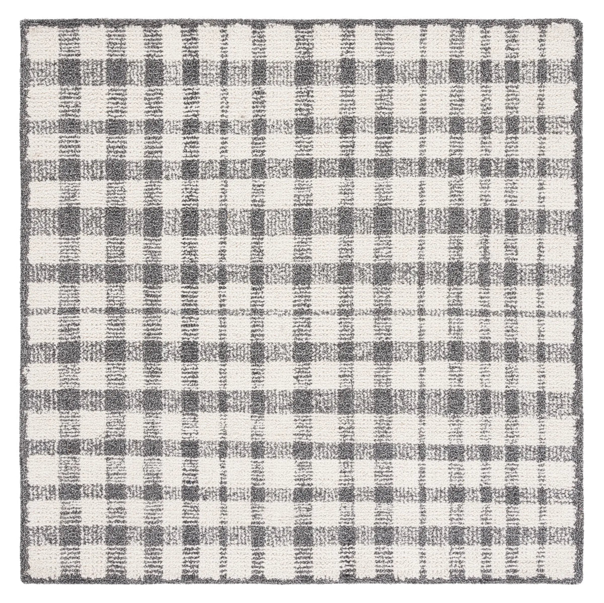 Safavieh Abstract 6'-0" x 6'-0" Rug in Ivory / Black