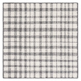 Safavieh Abstract 6'-0" x 6'-0" Rug in Ivory / Black