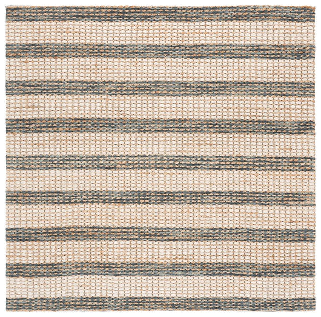 Safavieh Martha Stewart 6'-0" x 6'-0" Rug in Natural / Dark Blue