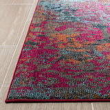 Safavieh Monaco 5'-1" x 7'-7" Rug in Fuchsia / Blue