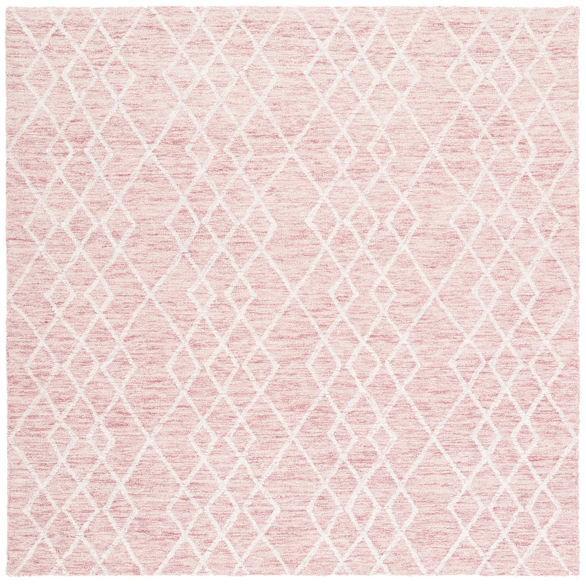 Safavieh Metro 6'-0" x 6'-0" Rug in Pink / Ivory