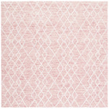 Safavieh Metro 6'-0" x 6'-0" Rug in Pink / Ivory