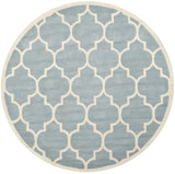 Safavieh Chatham 5'-0" x 5'-0" Rug in Blue / Ivory