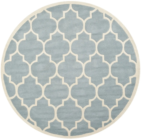 Safavieh Chatham 5'-0" x 5'-0" Rug in Blue / Ivory