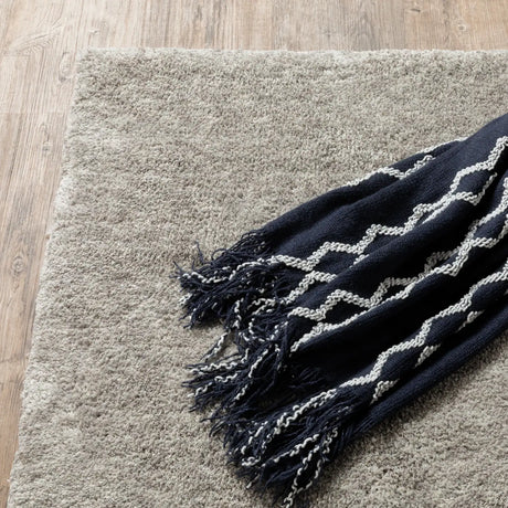 Oriental Weavers Sphinx Heavenly 73407 Grey / Grey Rugs - corner detail